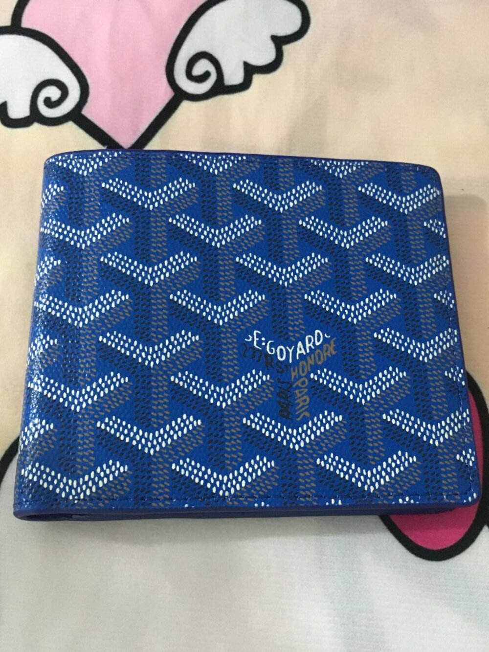 Goyard Blue Folding Wallet